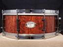 African Bubinga (5 ½ x 14), Black Nickel, Vintage Chrome, French Polish Finish