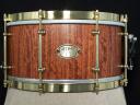 African Bubinga (6 ½ x 13), Vintage Brass, Hand Rubbed Finish