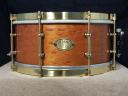 Birdseye Mahogany (6x13), Vintage Brass, Hand Rubbed Finish
