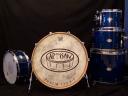 Royal Blue Maple Drum Set, Gloss Finish