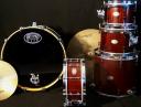 African Mahogany Drum Set, Hand-Rubbed finish